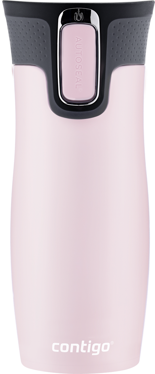 Kubek termiczny - Contigo West Loop 2.0 • 470ml • różowy mat - powystawowy