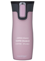 Kubek termiczny z grawerem - Contigo West Loop • 470ml • Różowy Mat