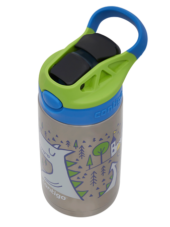 Bidon termiczny dla dziecka - Contigo Easy Clean • 380ml • Zielony Smok
