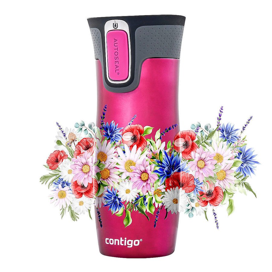 Kubek termiczny - Contigo West Loop 2.0 • 470ml • Polska Łąka