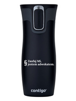 Kubek termiczny dla Prawnika - Contigo West Loop 2.0 • 470 ml • czarny