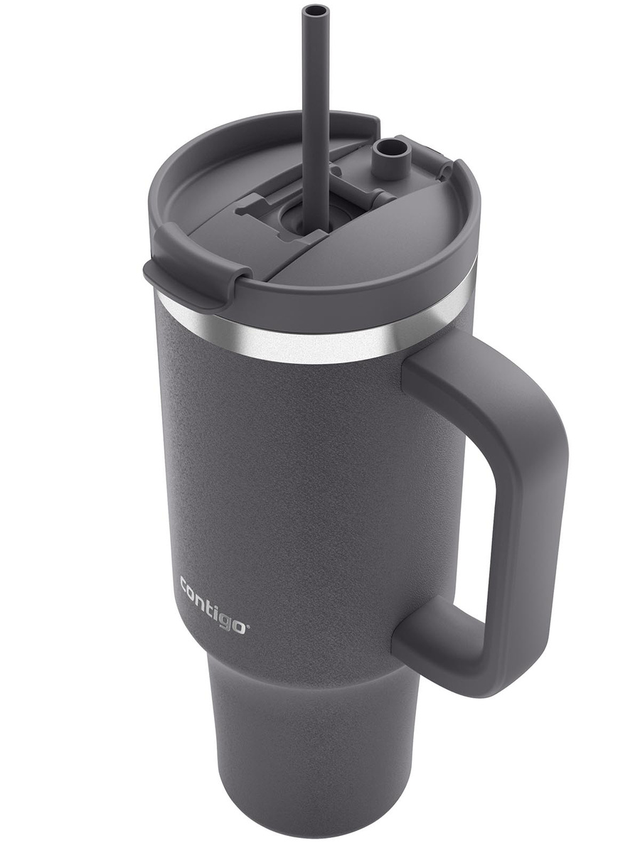 Kubek termiczny ze słomką Contigo Streeterville Tumbler 1200 ml - Darkstone