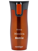 Kubek termiczny z grawerem - Contigo West Loop 2.0 • 470ml • Pomarańczowy