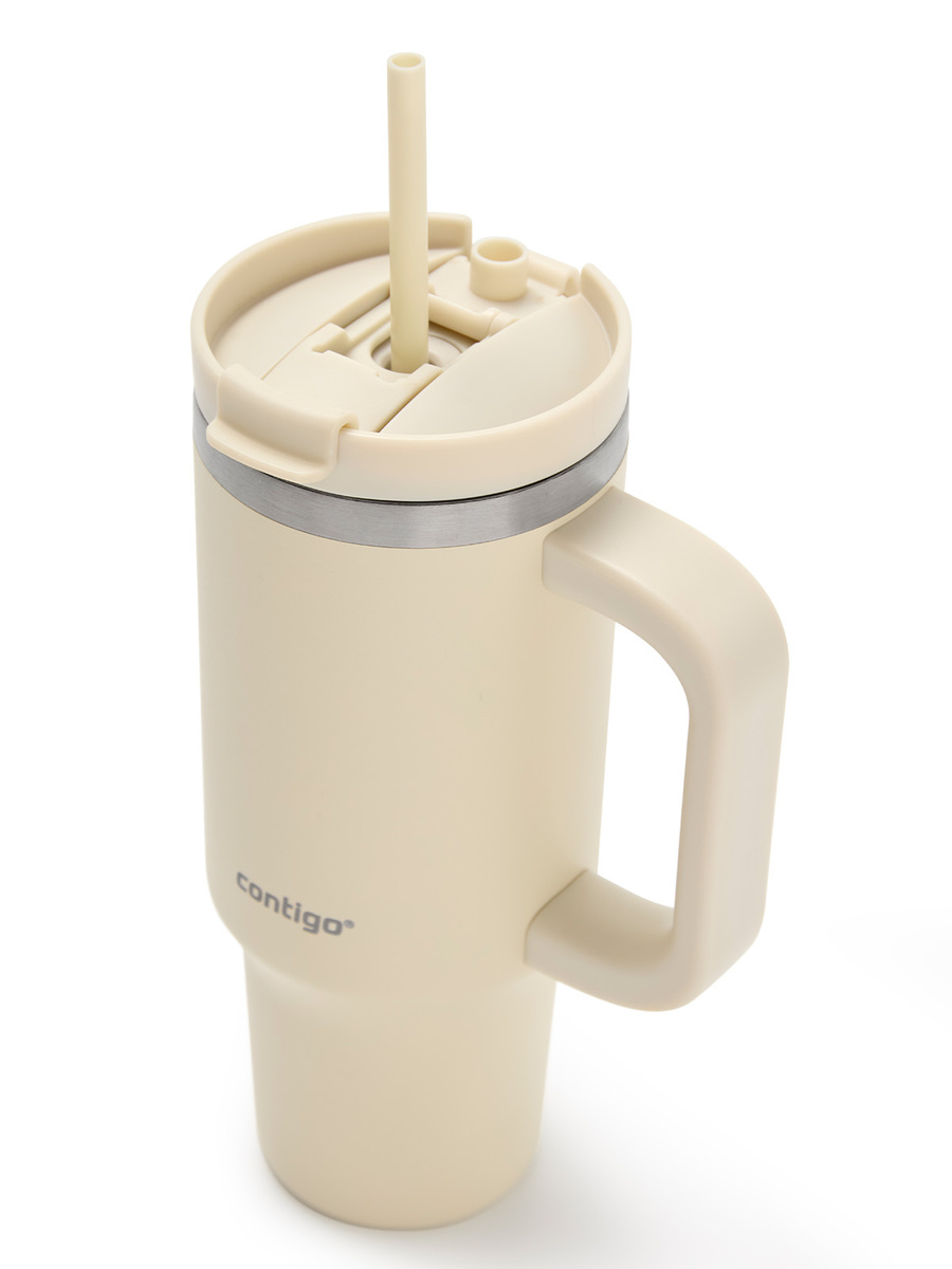 Kubek termiczny ze słomką Contigo Streeterville Tumbler 880 ml - Oatmilk