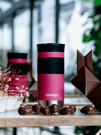 Kubek termiczny - Contigo Byron 2.0 • 470ml • Różowy Mat