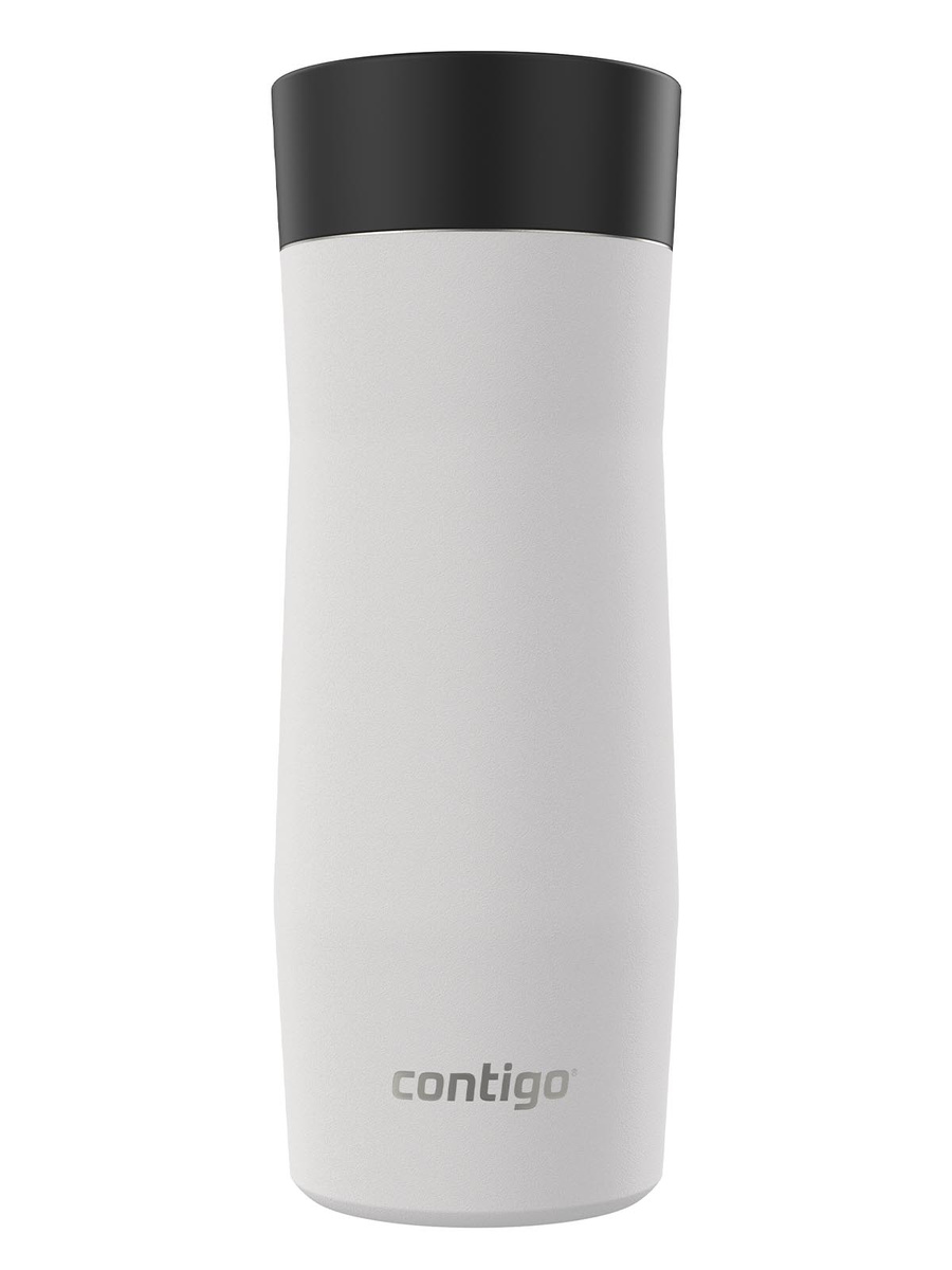 Kubek termiczny Contigo West Loop 3.0 470ml - Buldog Francuski - Biały Mat
