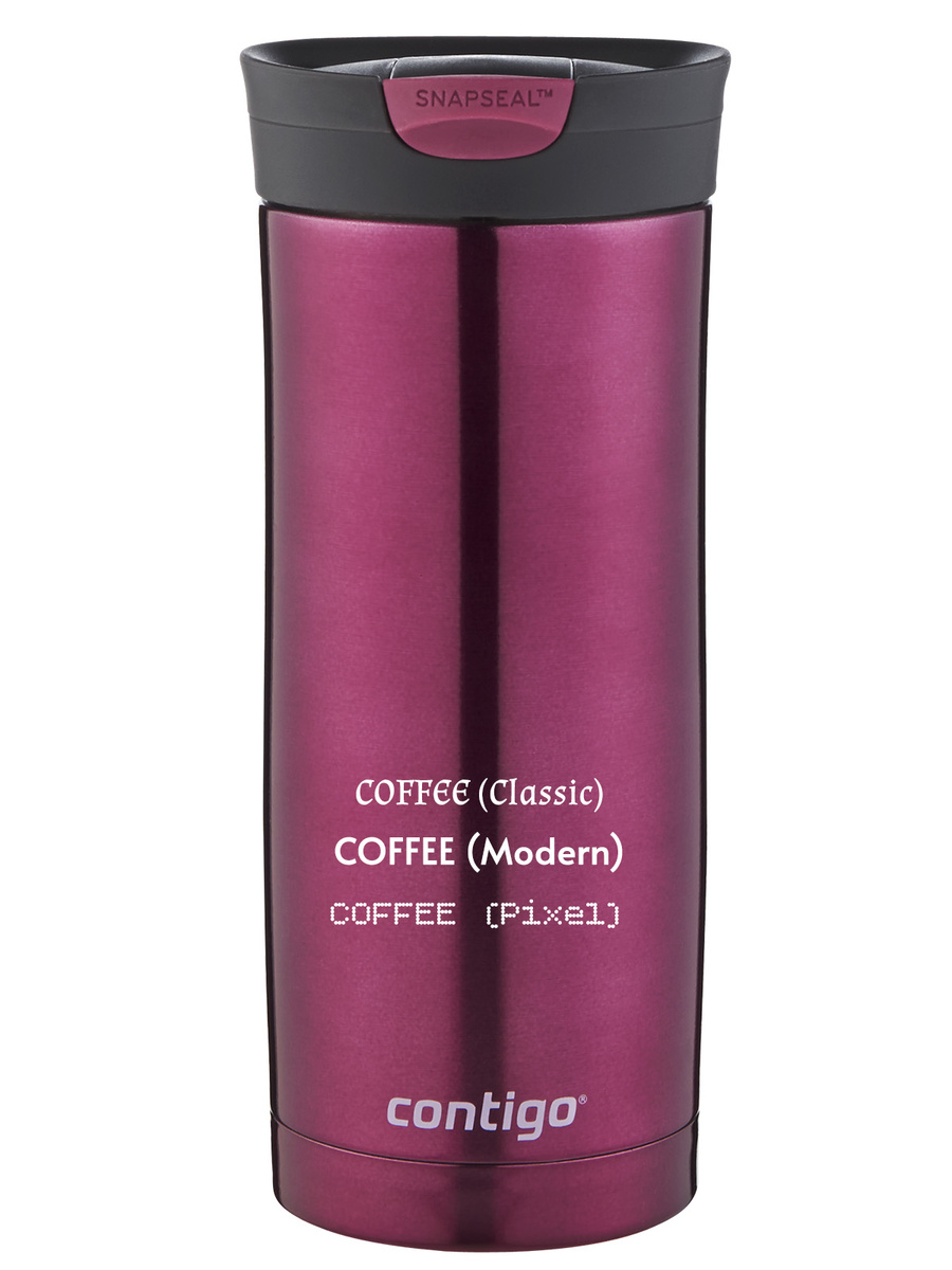 Kubek termiczny z grawerem - Contigo Huron • 470ml • Vivacious
