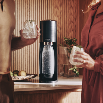 Saturator do wody gazowanej SodaStream TERRA czarny'+ 2 butelki + nabój CO2