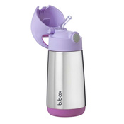 B.box Bidon Termiczny ze Słomką Stalowy 350ml Sugar Plum