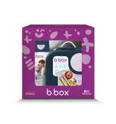 B.Box Zestaw Mini Lunchbox + Butelka tritanowa ze słomką 450ml Indigo Rose
