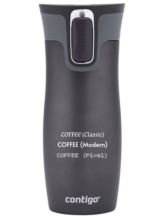 Kubek termiczny z grawerem - Contigo West Loop 2.0 • 470ml • Grafitowy