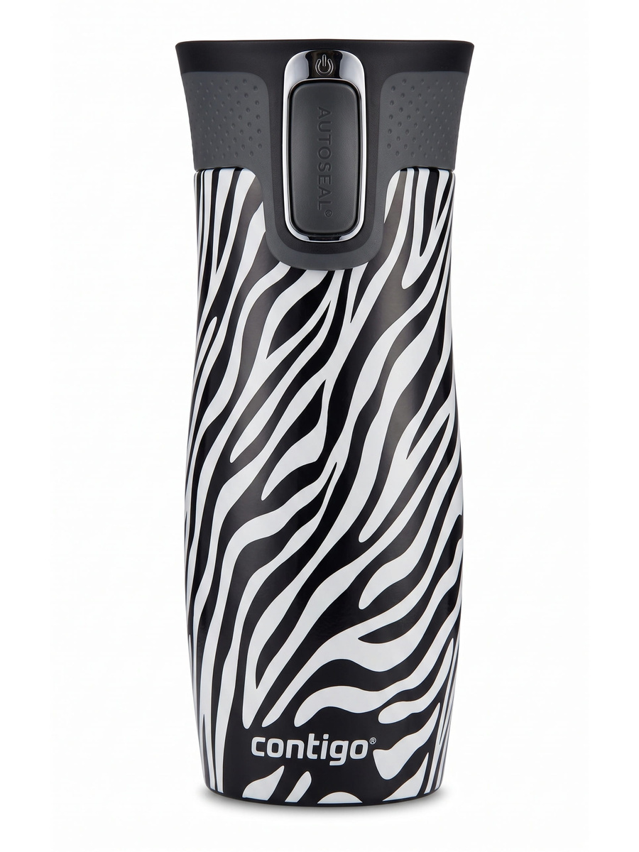 Kubek termiczny - Contigo West Loop 2.0 • 470ml • Zebra