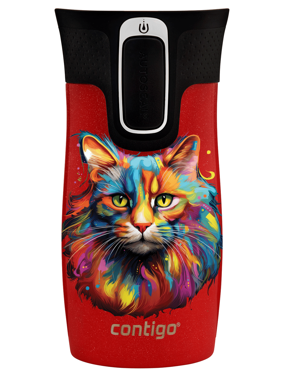 Kubek termiczny - Contigo West Loop Mini • 300ml • Kot - Goji Berry