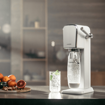 Saturator do wody gazowanej SodaStream ART + butelka + nabój CO2- Biały