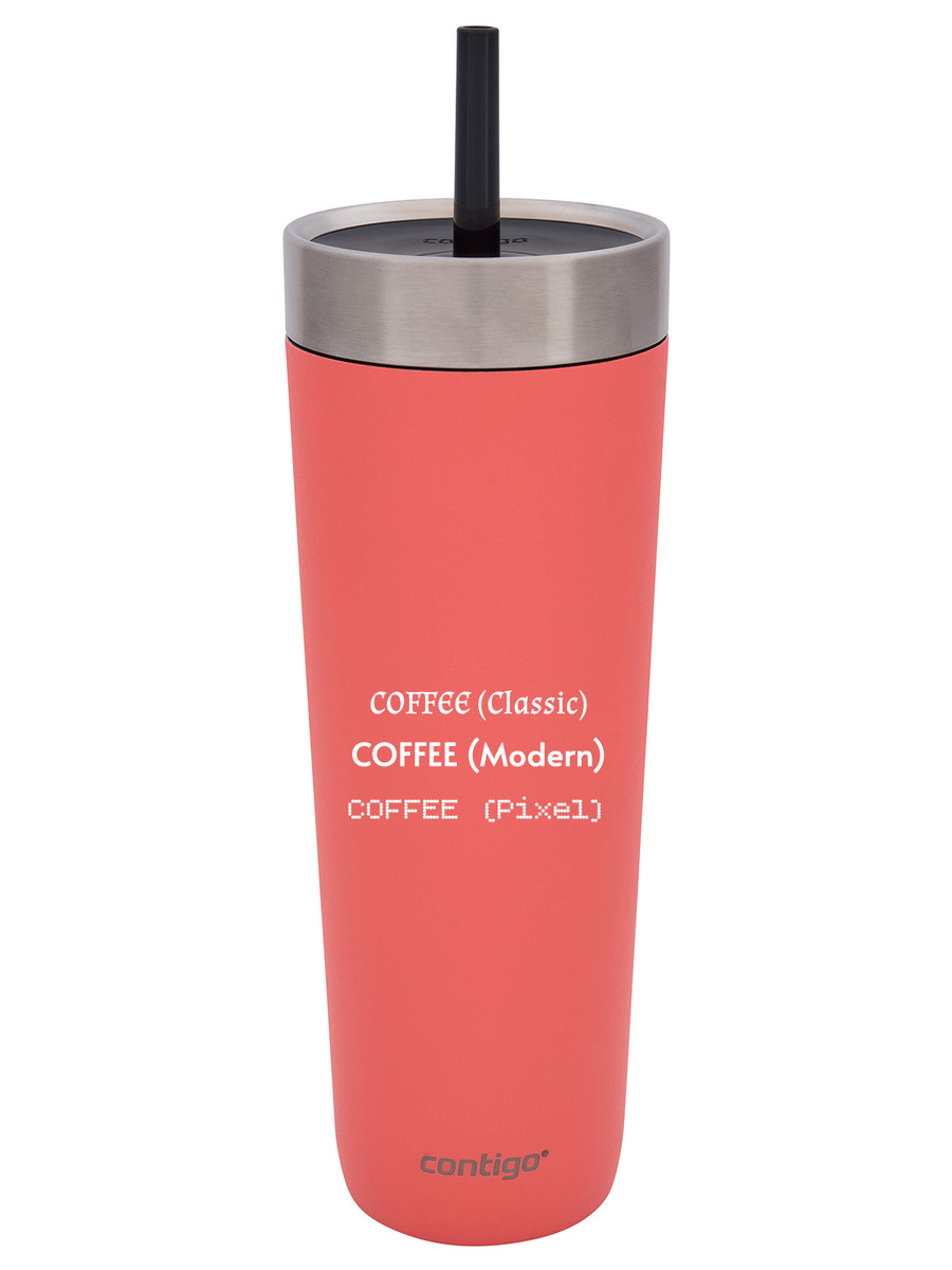 Kubek termiczny na wodę z grawerem - Contigo Streeterville Tumbler • 1200ml • Coral