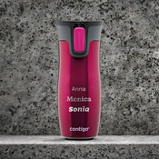 Kubek termiczny z grawerem - Contigo West Loop 2.0 • 470ml • Malinowy