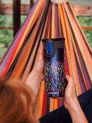 Kubek termiczny - Contigo West Loop 2.0 • 470ml • Floresy - Granat Mat