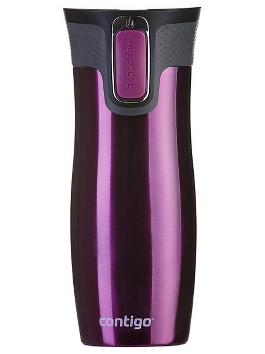 Kubek termiczny - Contigo West Loop 2.0 • 470ml • Malinowy + Pudełko