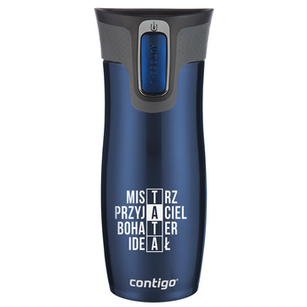 Dzień Taty Kubek termiczny - Contigo West Loop • 470ml • Granat Mat "Tata"