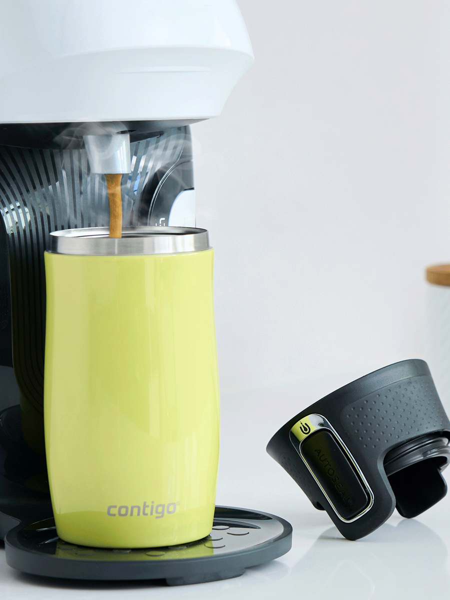 Kubek termiczny - Contigo West Loop Mini • 300ml • Lemon - Limelight