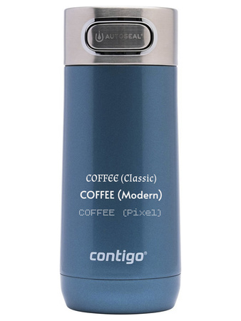 Kubek termiczny z grawerem - Contigo Luxe • 360ml • Blue