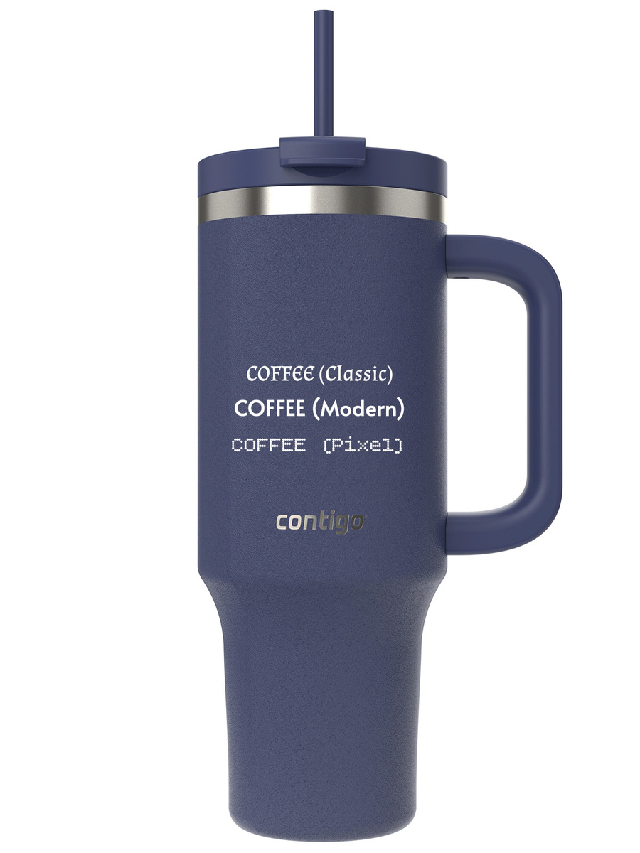 Kubek termiczny na wodę z grawerem - Contigo Streeterville Tumbler • 1200ml • Indigo
