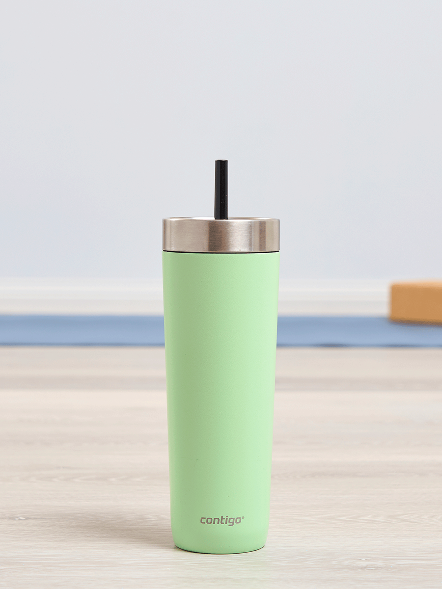 Kubek termiczny ze słomką - Contigo Luxe Tumbler • 720ml • Cucumber