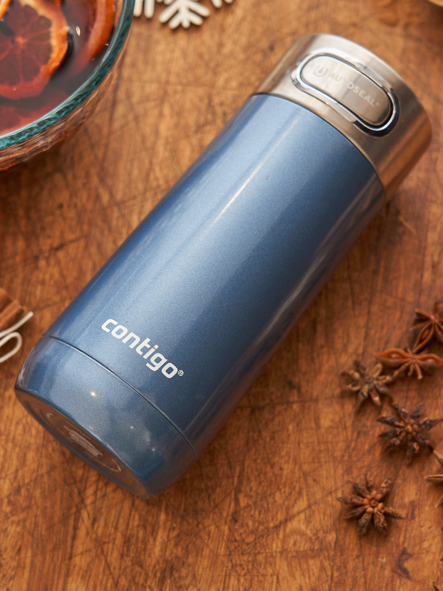 Kubek termiczny z grawerem - Contigo Luxe • 360ml • Blue
