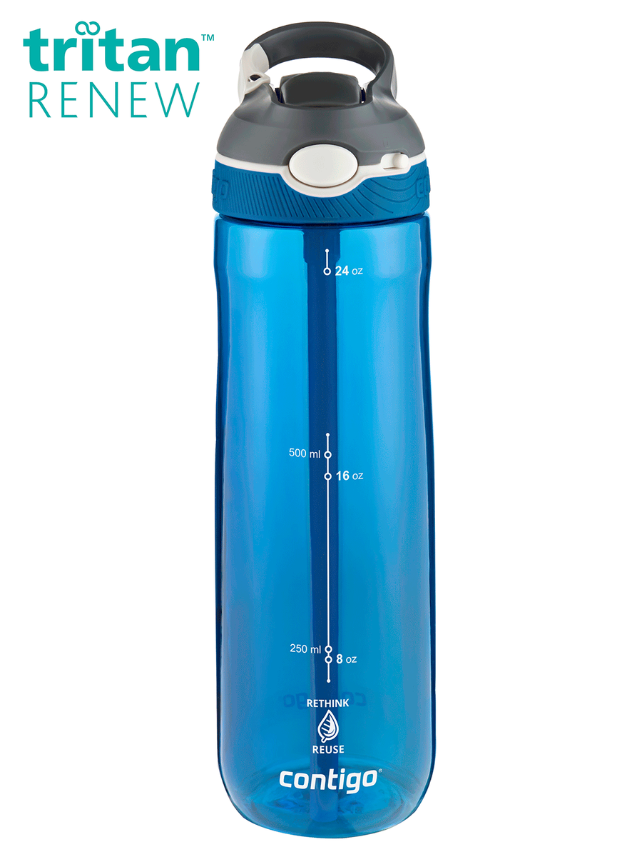 Butelka tritanowa na wodę - Contigo Ashland • 720ml • Monaco/Grey