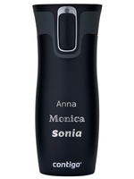 Kubek termiczny z grawerem - Contigo West Loop 2.0 • 470ml • Czarny