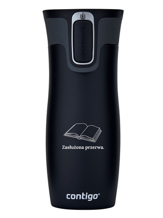 Kubek termiczny dla Nauczyciela/Nauczycielki - Contigo West Loop 2.0 • 470 ml • czarny