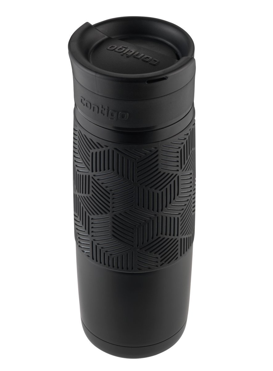 Kubek termiczny z grawerem Contigo Transit (Metra) 470 ml - Czarny