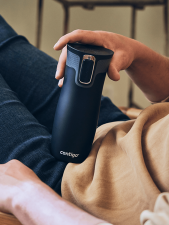 Kubek termiczny - Contigo WEST LOOP • 470ml • czarny mat - powystawowy