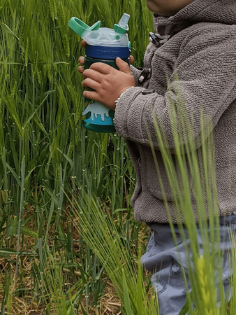 Bidon dla dzieci / Kubek dla dzieci - Contigo Gizmo Flip • 414ml • Jungle Green Dino