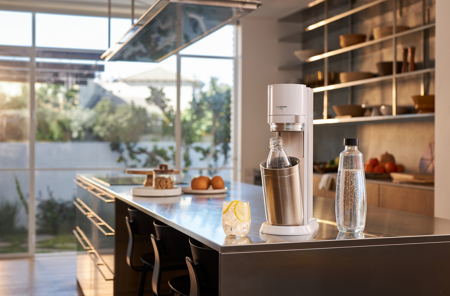 Saturator do wody gazowanej SodaStream Duo biały'+ 2 butelki+ nabój CO2