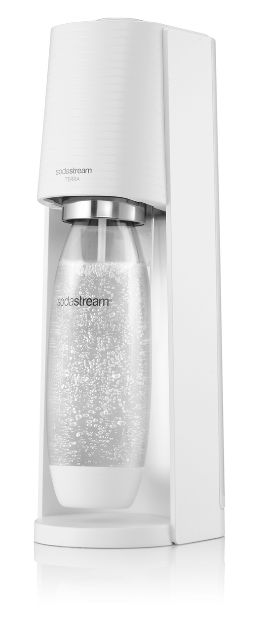 Saturator do wody gazowanej SodaStream TERRA biały'+ butelka + nabój CO2
