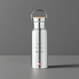 Butelka termiczna  Dr.Bacty Iris 500 ml - srebrna- personalizowana grawerem