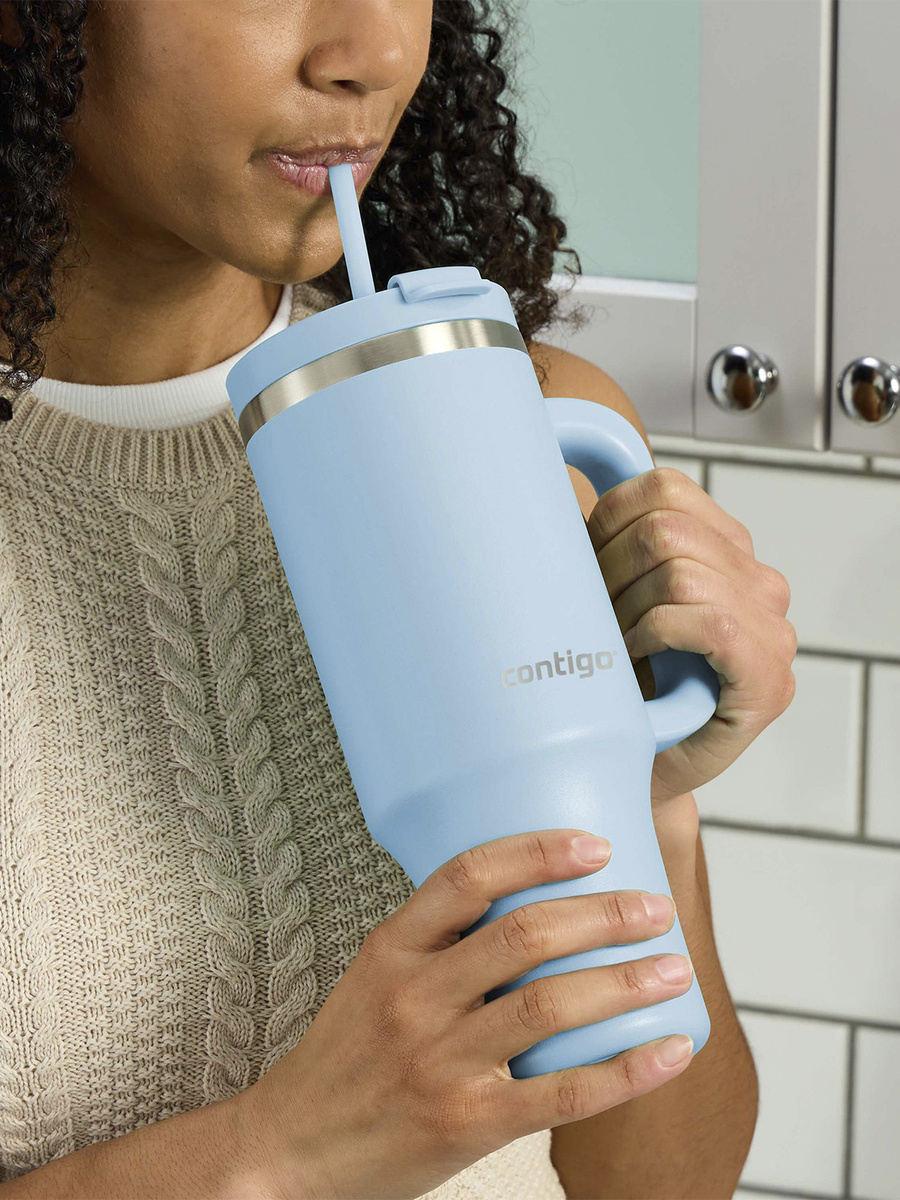 Kubek termiczny ze słomką Contigo Streeterville Tumbler 1200 ml - Glacier
