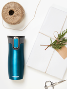 Kubek termiczny z grawerem - Contigo West Loop • 470ml • Turkusowy