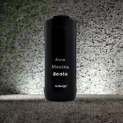 Kubek termiczny z grawerem Dr.Bacty Notus 360 ml -  czarny