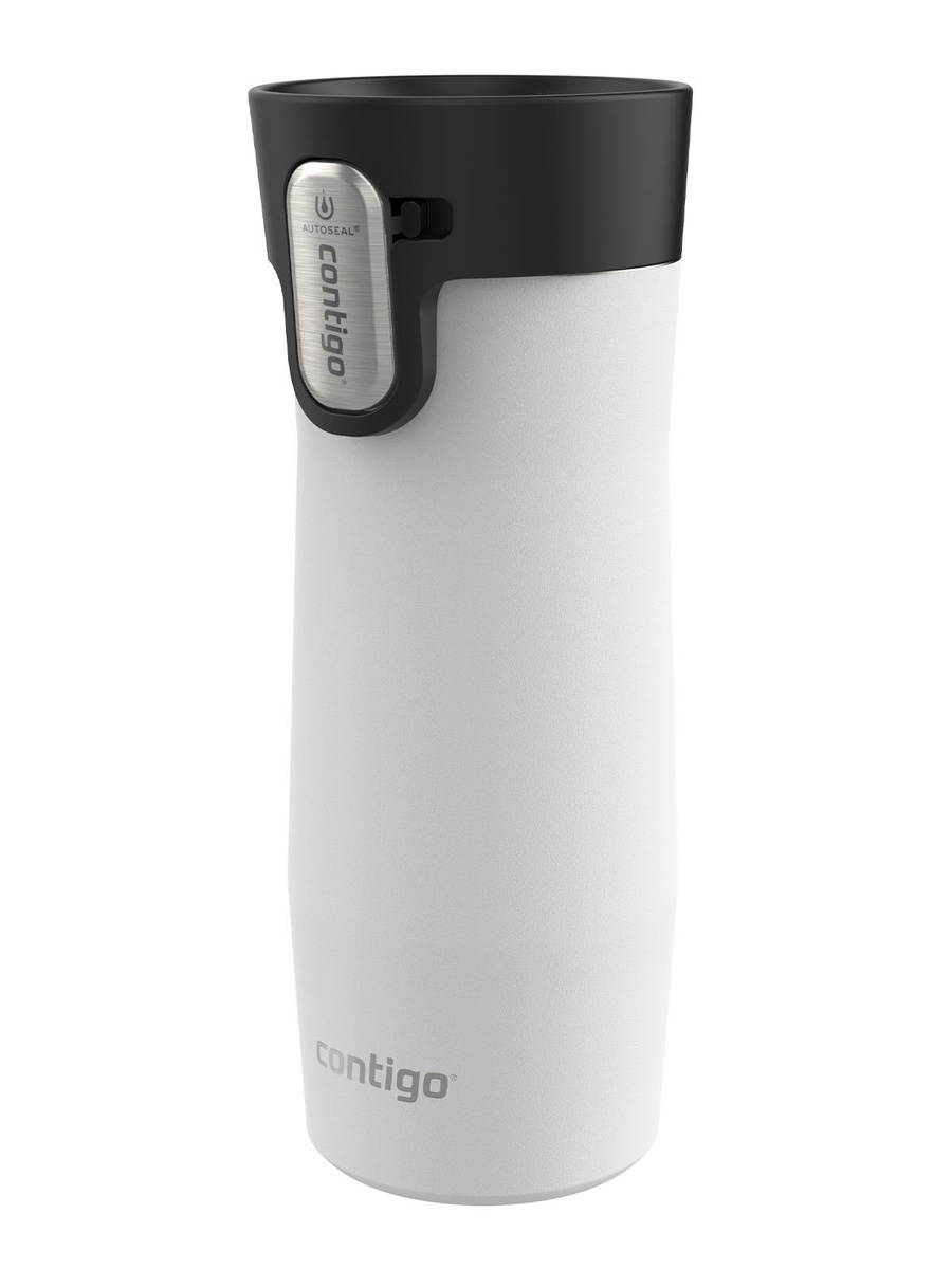 Kubek termiczny z grawerem Contigo West Loop 3.0 470 ml - Biały Mat