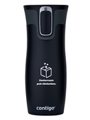 Kubek termiczny dla Kurierów - Contigo West Loop 2.0 • 470 ml • czarny