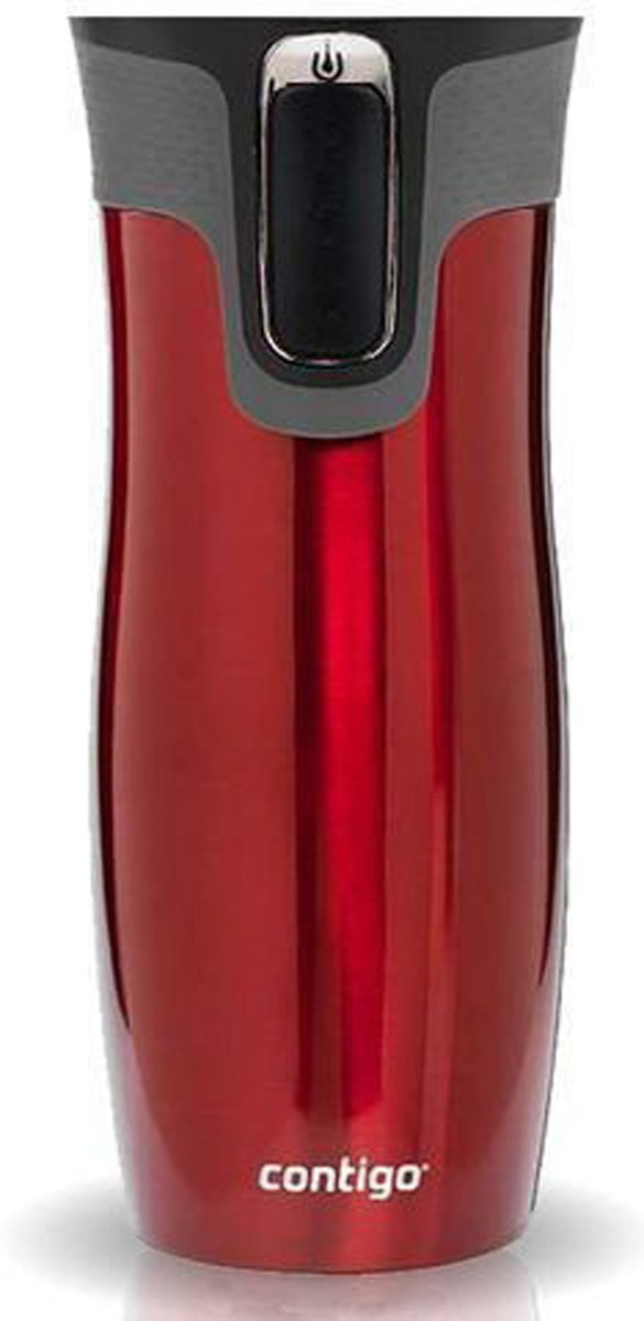 Kubek termiczny - Contigo West Loop 2.0 • 470ml • czerwony - powystawowy