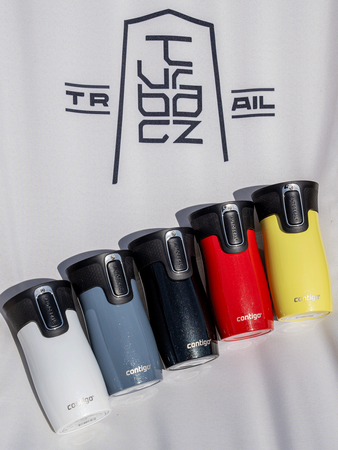 Kubek termiczny - Contigo West Loop Mini • 300ml • żółty metalik