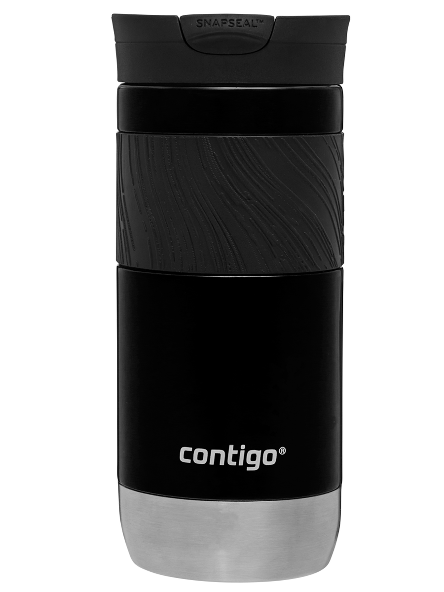 Kubek termiczny z grawerem - Contigo Byron 2.0 • 470ml • Czarny błysk