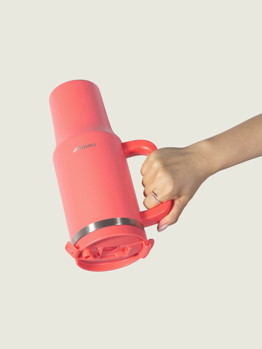 Kubek termiczny ze słomką - Contigo Streeterville Tumbler • 1200ml • Coral