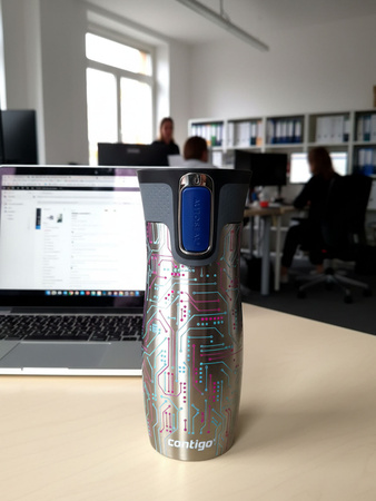 Kubek termiczny Contigo West Loop 2.0 470ml - Electric - Stalowy