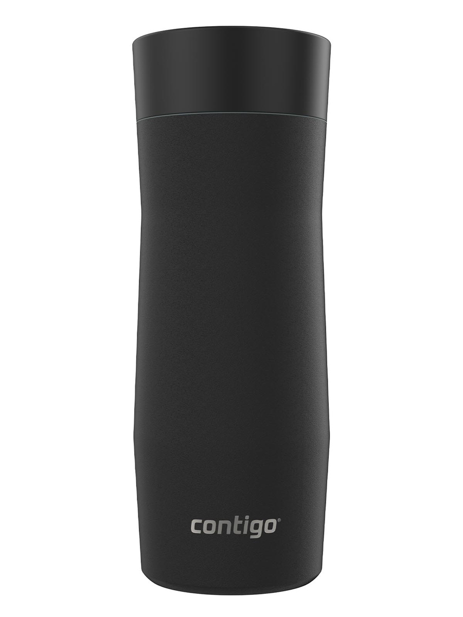 Kubek termiczny Contigo West Loop 3.0 470ml - Buldog Francuski - Czarny Mat