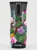Kubek termiczny Contigo West Loop 2.0 470 ml - Monstera - czarny
