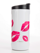 Kubek termiczny 2w1 Dr.Bacty Notus 360 ml -  Usta - biały